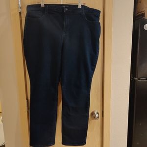 NYDJ Dark Wash Straight Leg Jeans 22W